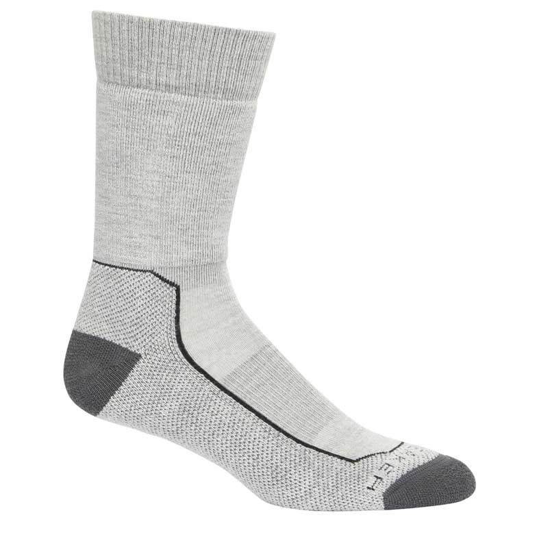 Icebreaker Hike Medium Crew Mens Socks 2 Colour Blizzard Heather