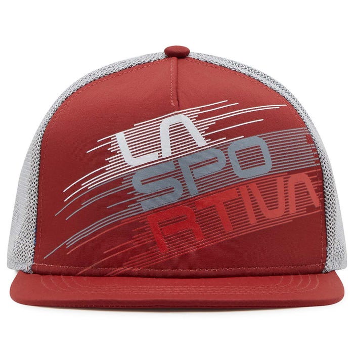 La Sportiva Trucker Stripe Evo Hat Colour Chili Cloud