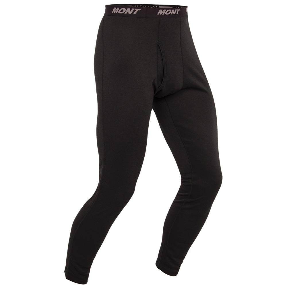 Mont Power Dry Mens Long Thermal Pant Black Colour Black