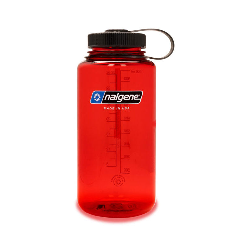Nalgene Wide Mouth Sustain Bottle 1L Colour Red Black