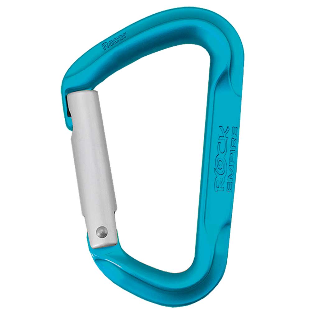Rock Empire Racer Straight Gate Climbing Carabiner Colour Aqua