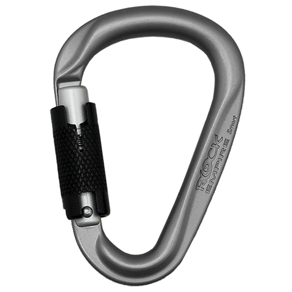 Rock Empire Smart 2T Twist Lock Climbing Carabiner Colour Grey