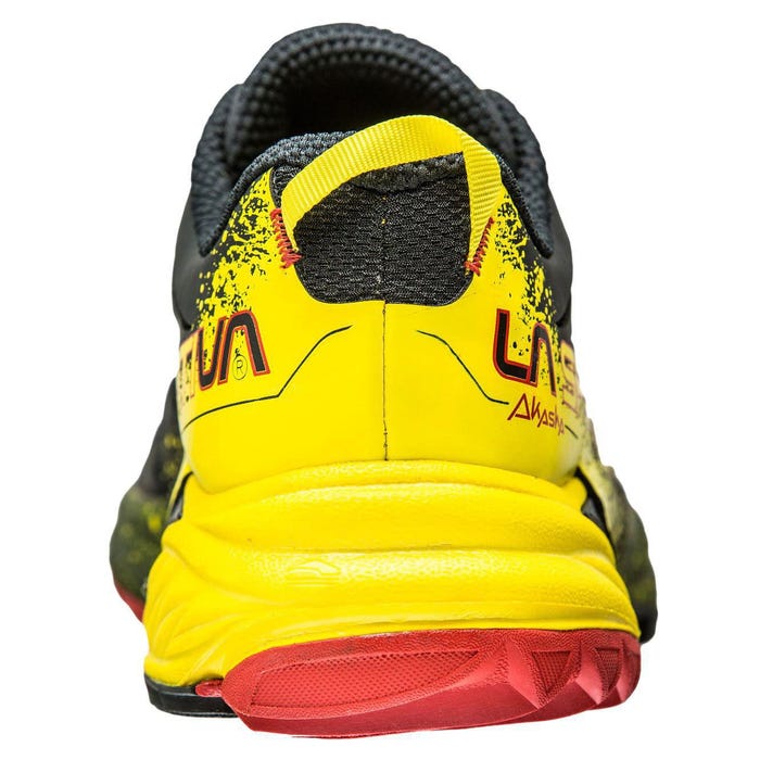 La Sportiva Akasha Mens Trail Running Shoe - Black/Yellow - Clearance