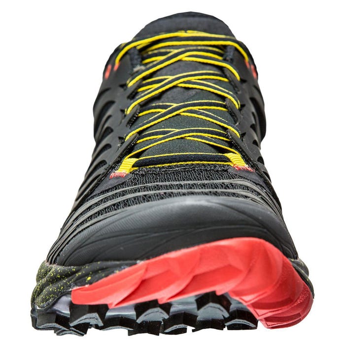 La Sportiva Akasha Mens Trail Running Shoe Black/Yellow Clearance