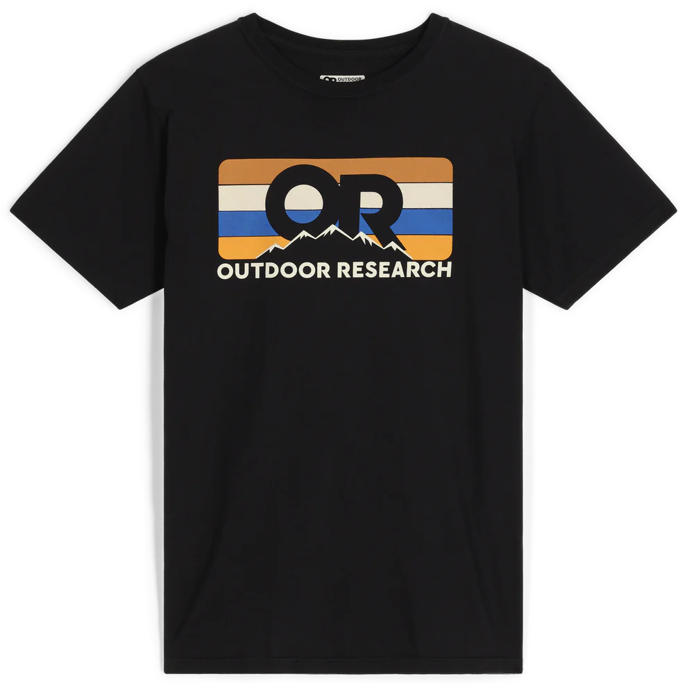 Outdoor Research Advocate Stripe Mens T Shirt Colour Black