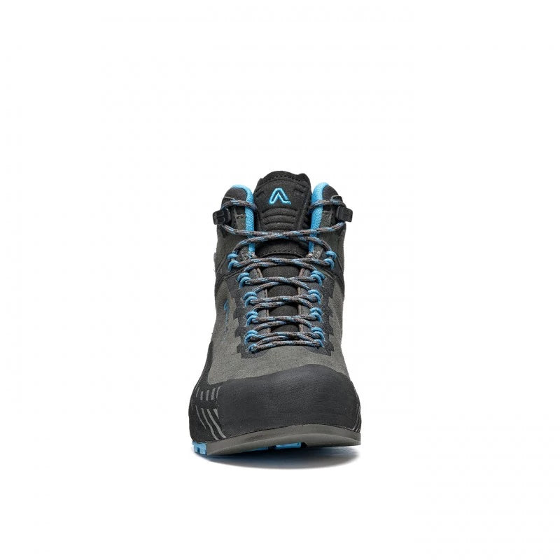 Asolo Eldo Mid Leather GV Womens Hiking Boot - Graphite/Blue Moon