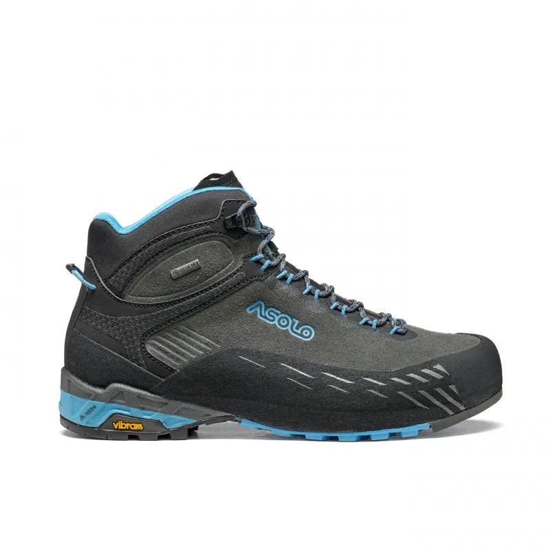 Asolo Eldo Mid Leather GV Womens Hiking Boot - Graphite/Blue Moon