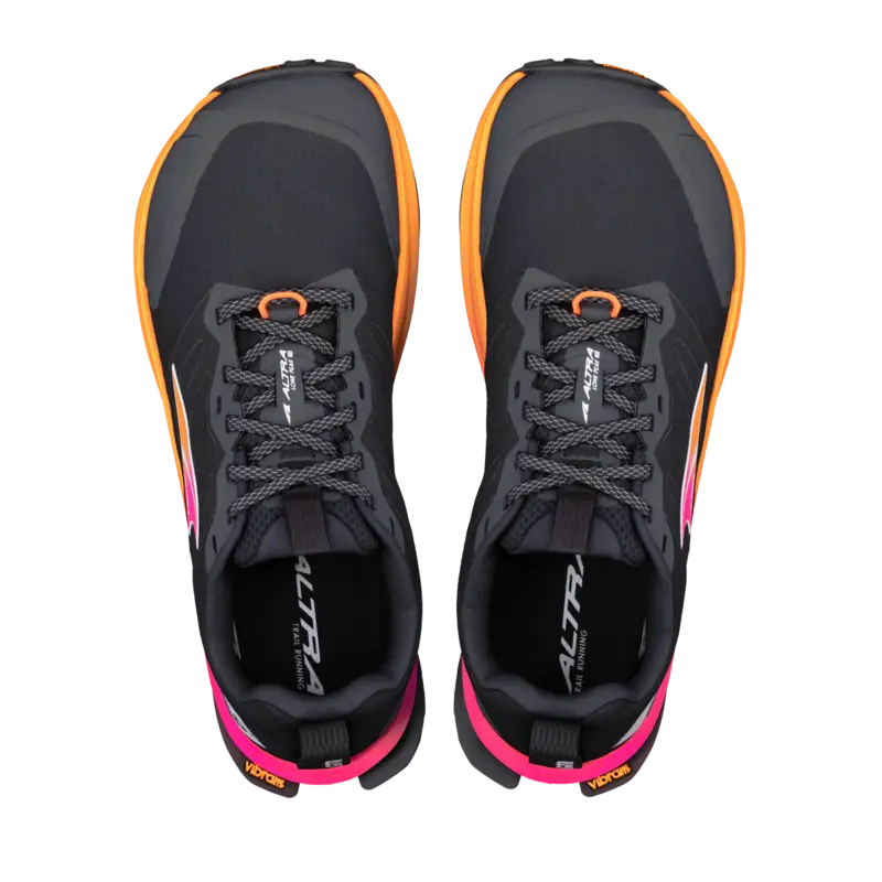 Altra Lone Peak 9+ Womens Trail Running Shoe - Black Pink