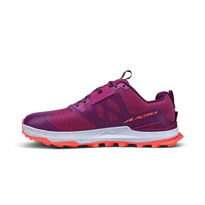 Altra Lone Peak 7 Womens Trail Running Shoe - Purple/Orange