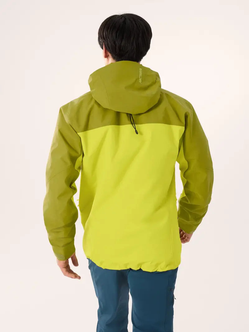 Arcteryx Beta AR Mens Hooded Jacket - Olive Moss/Euphoria
