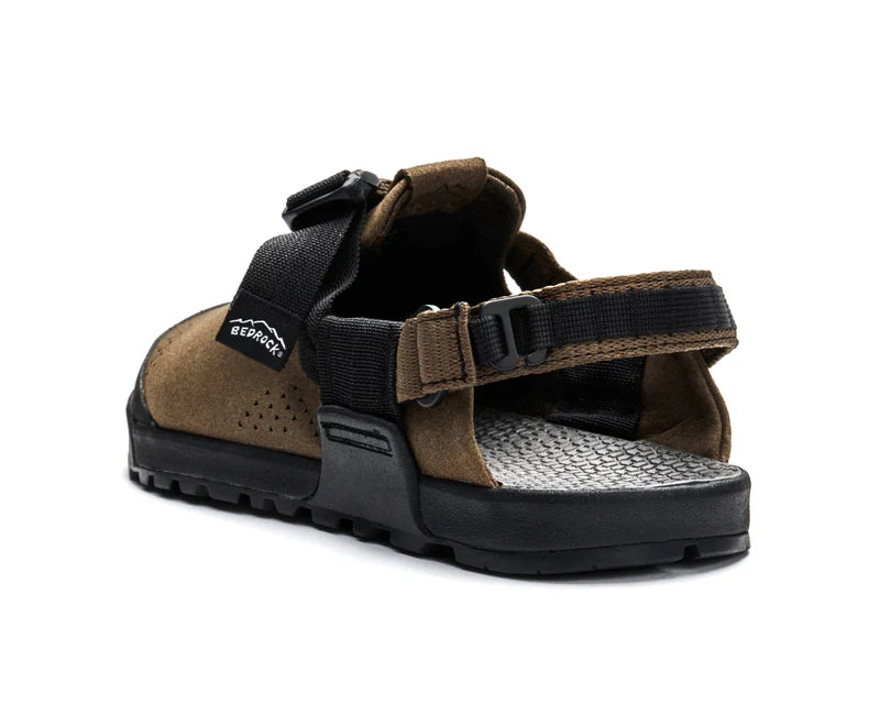Bedrock Sandals Mountain Clog Synthetic Suede Leather - Pinecone