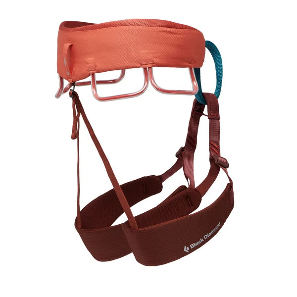 Black Diamond Momentum Womens Climbing Harness - Baja Sunrise