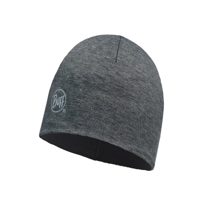 Buff Ecostretch Polar Beanie Colour Grey Stripes