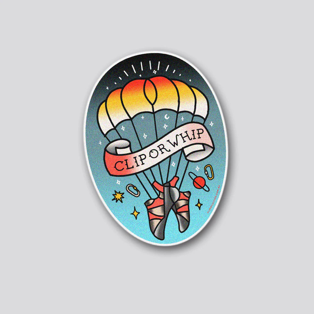 Climb Culture Clip or Whip Sticker