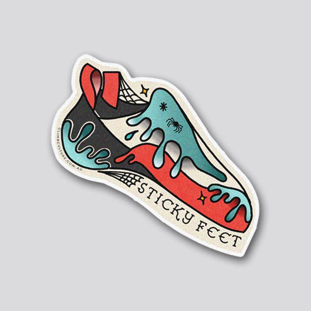 Climb Culture Sticky Feet Sticker