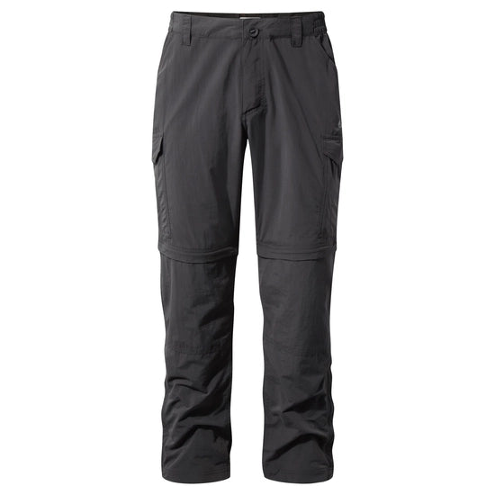 Craghoppers Nosilife Convertible Cargo Ii Mens Trousers Regular Colour Black Pepper