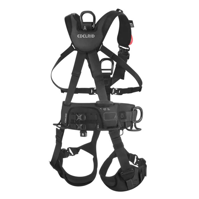 Edelrid Vertic Triple Lock II Industrial Body Harness - Black