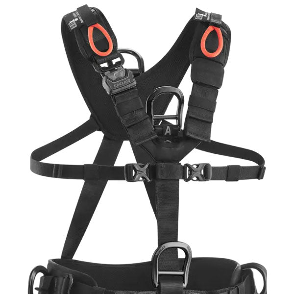 Edelrid Vertic Triple Lock II Industrial Body Harness - Black