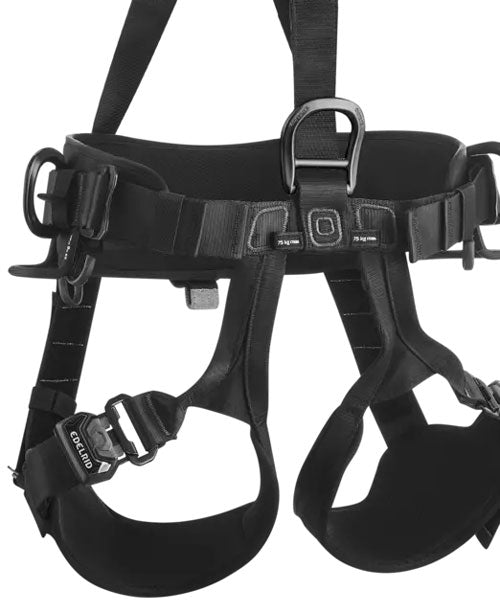 Edelrid Vertic Triple Lock II Industrial Body Harness - Black