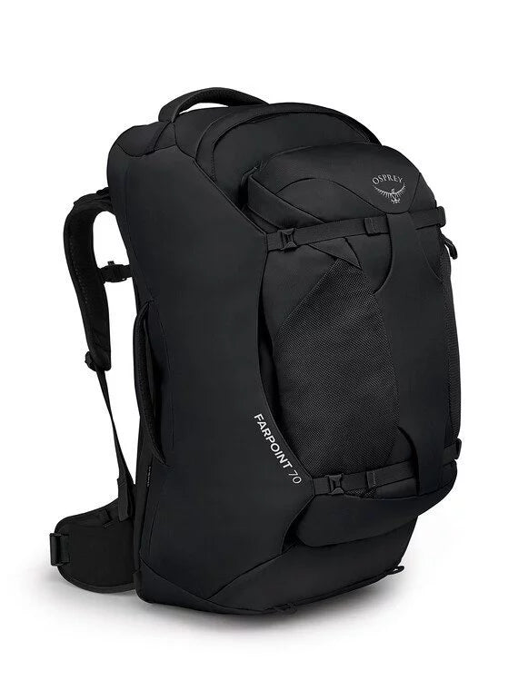 Osprey 70L Farpoint Mens Travel Pack Colour Black