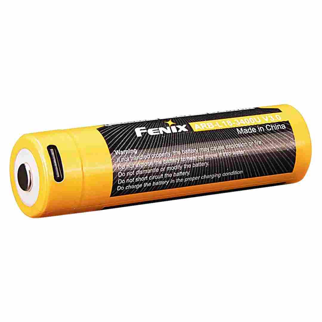 Fenix ARB-L18-3400U USB Charging 18650 Battery (3400mAh)