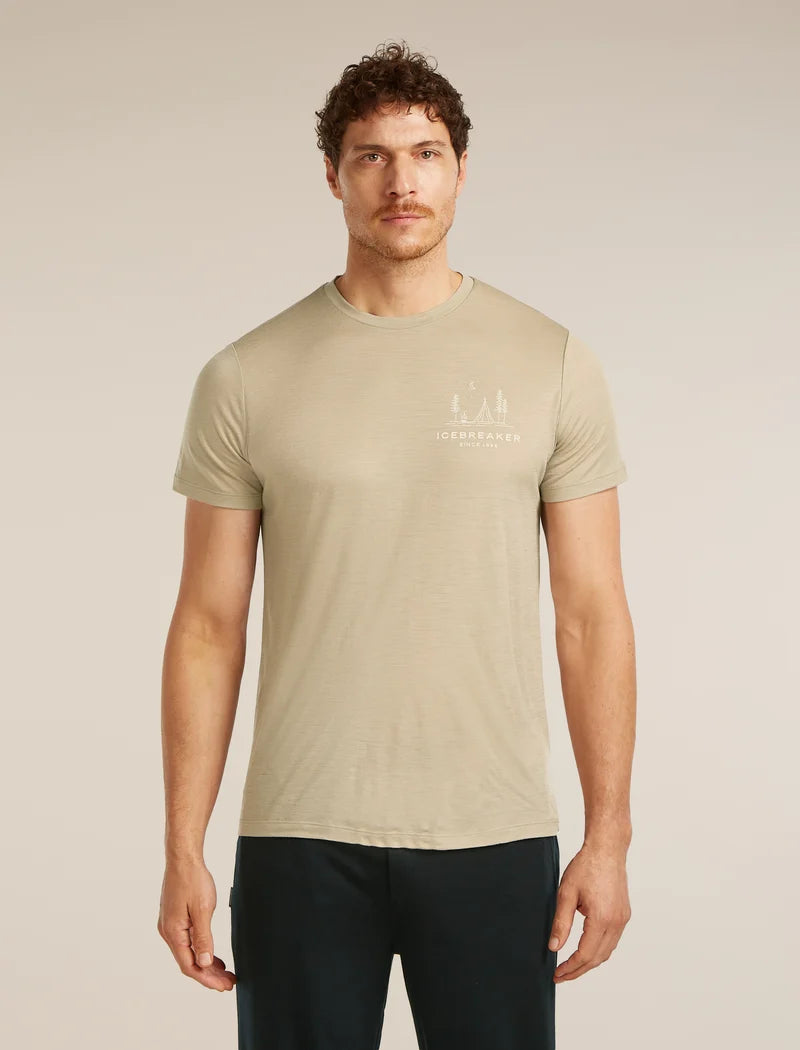 Icebreaker Merino 150 Tech Lite Short Sleeve Mens Peaceful Pass T-Shirt
