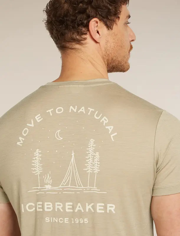 Icebreaker Merino 150 Tech Lite Short Sleeve Mens Peaceful Pass T-Shirt