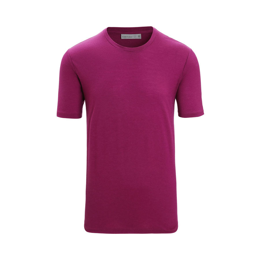 Icebreaker Tech Lite Ii Short Sleeve Mens T Shirt Colour Go Berry