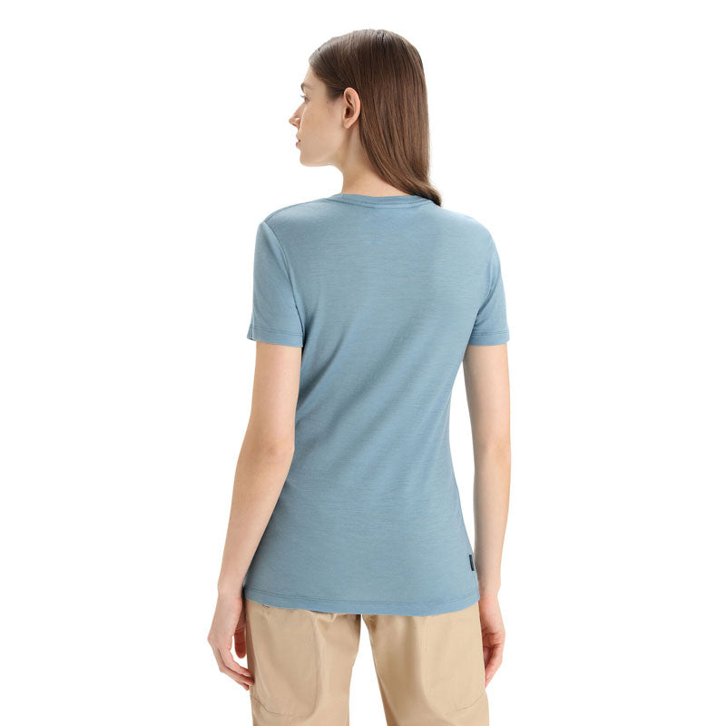 Icebreaker Tech Lite II Short Sleeve Womens T-Shirt - Earth