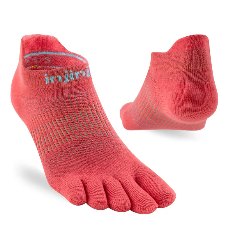 Injinji RUN Lightweight No-Show Womens Socks