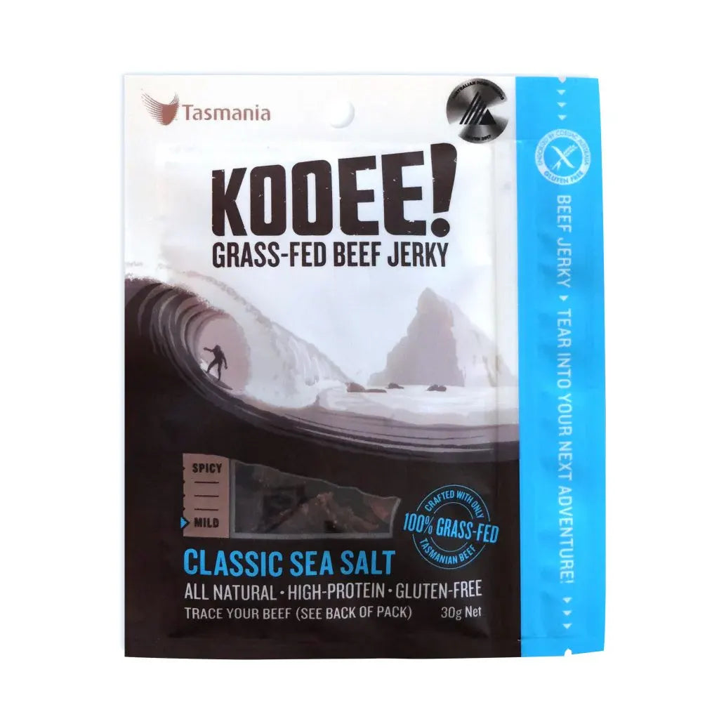 KOOEE! Classic Sea Salt Jerky - Single 30g