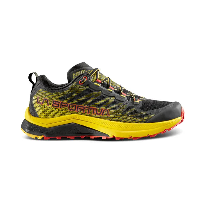 La Sportiva Jackal II Mens Trail Running Shoe - Black/Yellow