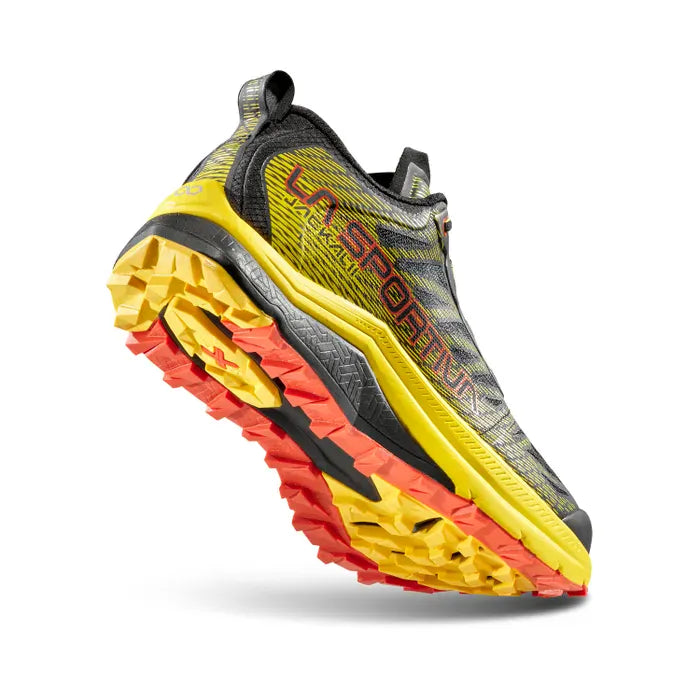 La Sportiva Jackal II Mens Trail Running Shoe - Black/Yellow - Clearance