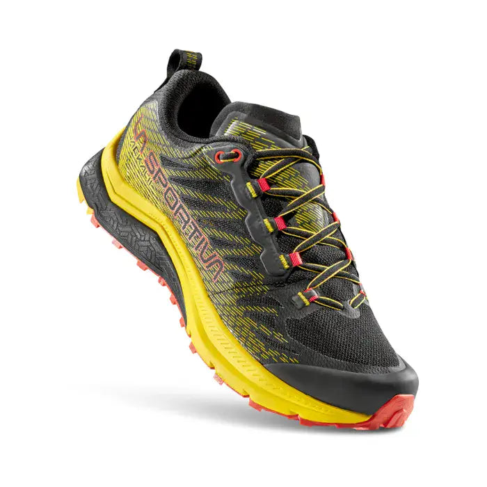 La Sportiva Jackal II Mens Trail Running Shoe - Black/Yellow