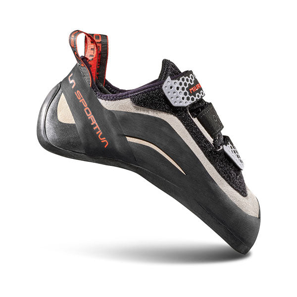 La Sportiva Miura VS Womens Climbing Shoe - White/Cherry Tomato