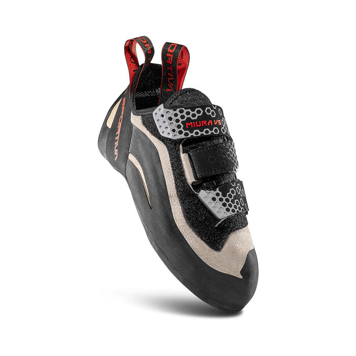 La Sportiva Miura VS Womens Climbing Shoe - White/Cherry Tomato