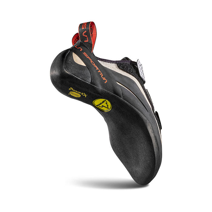 La Sportiva Miura VS Womens Climbing Shoe - White/Cherry Tomato