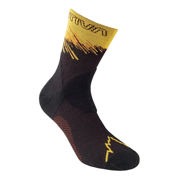 La Sportiva Ultra Running Socks Colour Black Yellow