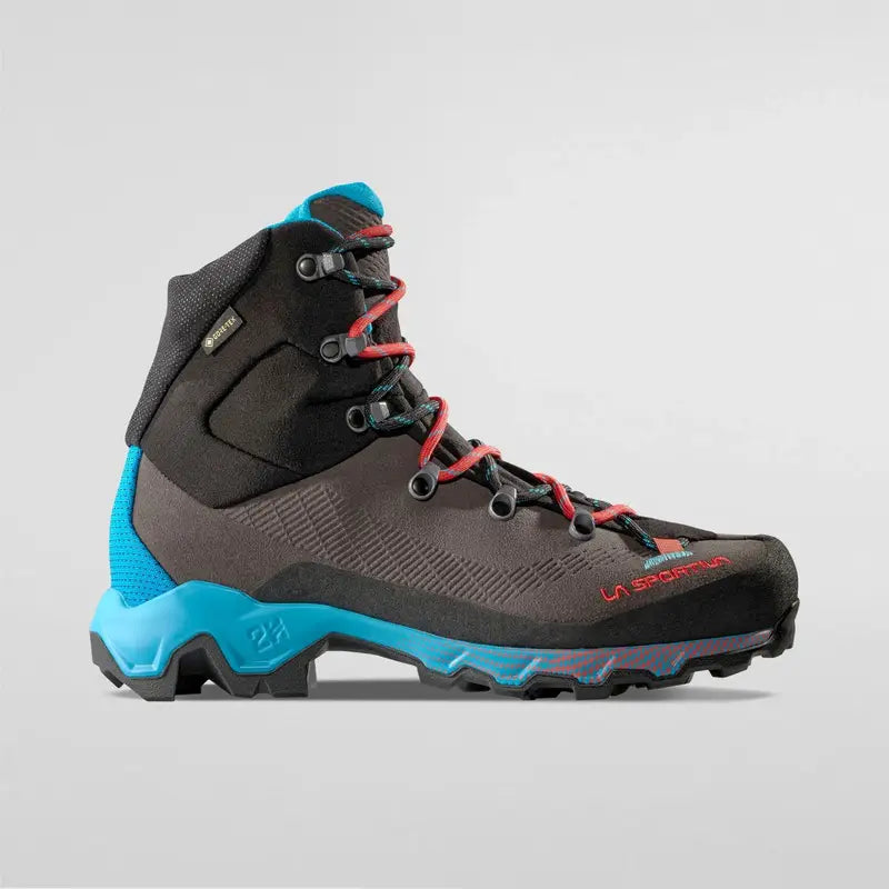 La Sportiva Aequilibrium Trek GTX Womens Hiking Boot - Carbon/Malibu Blue