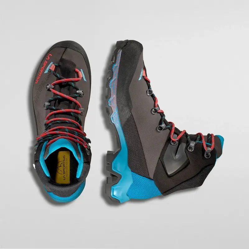 La Sportiva Aequilibrium Trek GTX Womens Hiking Boot - Carbon/Malibu Blue