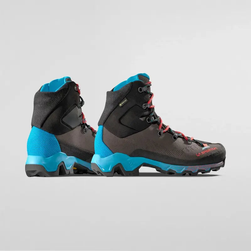 La Sportiva Aequilibrium Trek GTX Womens Hiking Boot - Carbon/Malibu Blue
