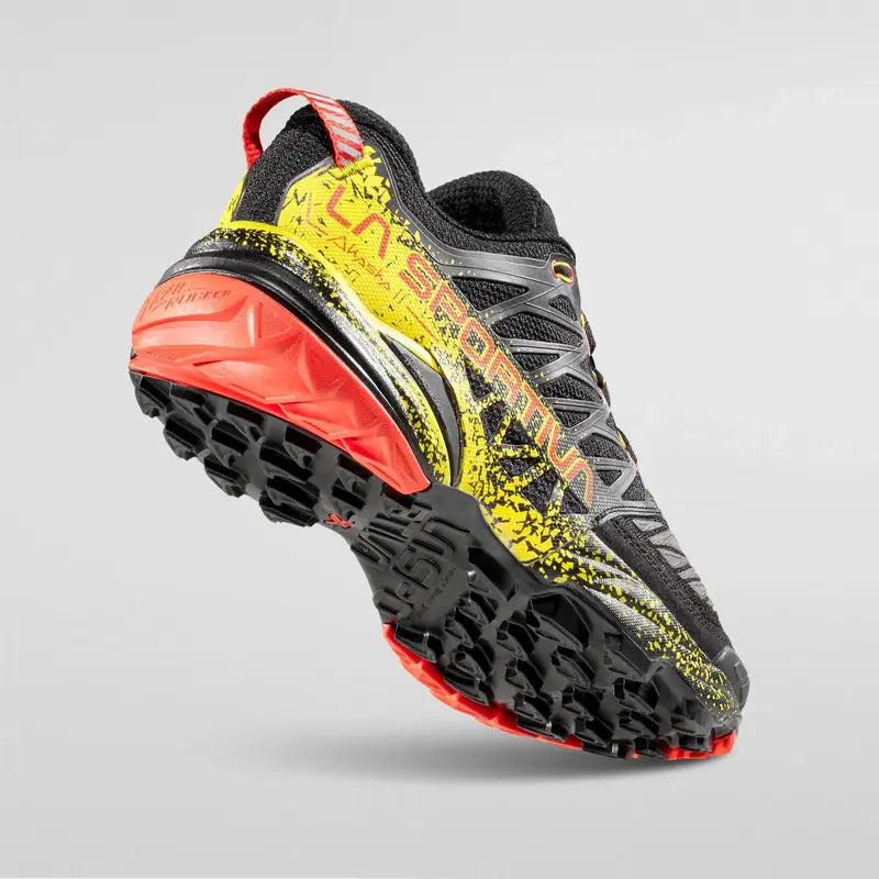 La Sportiva Akasha II Mens Trail Running Shoe - Black/Yellow