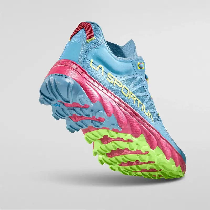 La Sportiva Helios III Womens Trail Running Shoe - Topaz/Red Plum