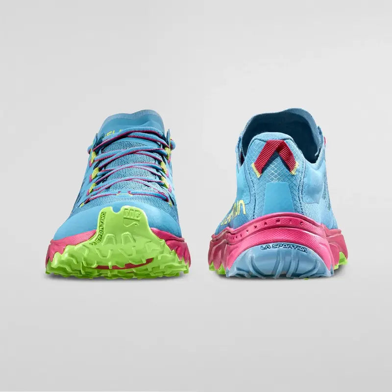 La Sportiva Helios III Womens Trail Running Shoe - Topaz/Red Plum