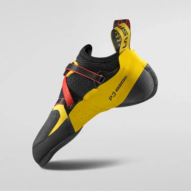 La Sportiva Solution Comp JR Kids Climbing Shoe - Yellow/Black