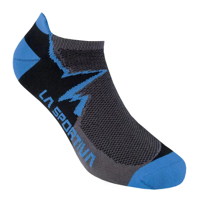 La Sportiva Climbing Socks Colour Carbon  Electric Blue