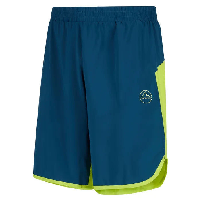 La Sportiva Sudden Mens Shorts Colour Storm Blue Lime Punch