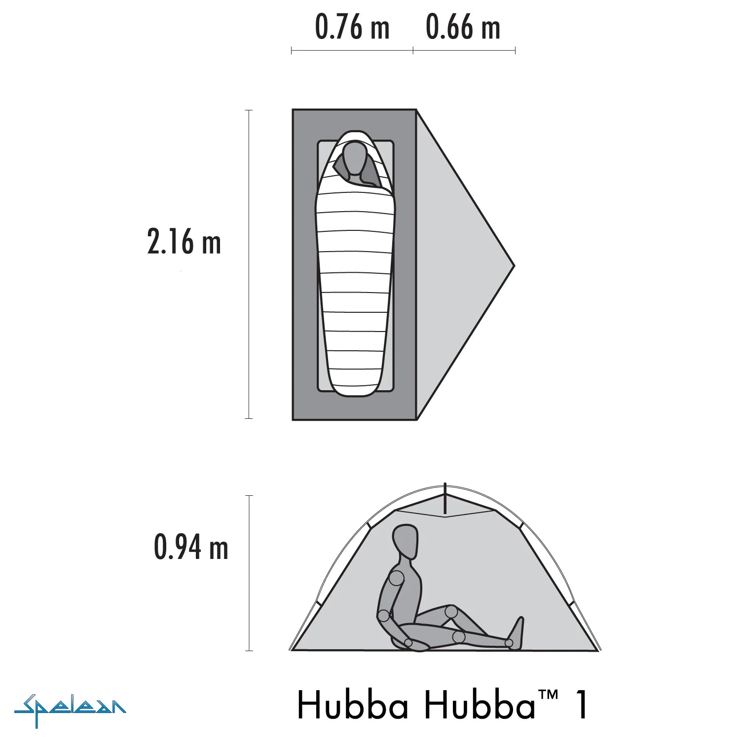 MSR Hubba Hubba 1 Person Tent