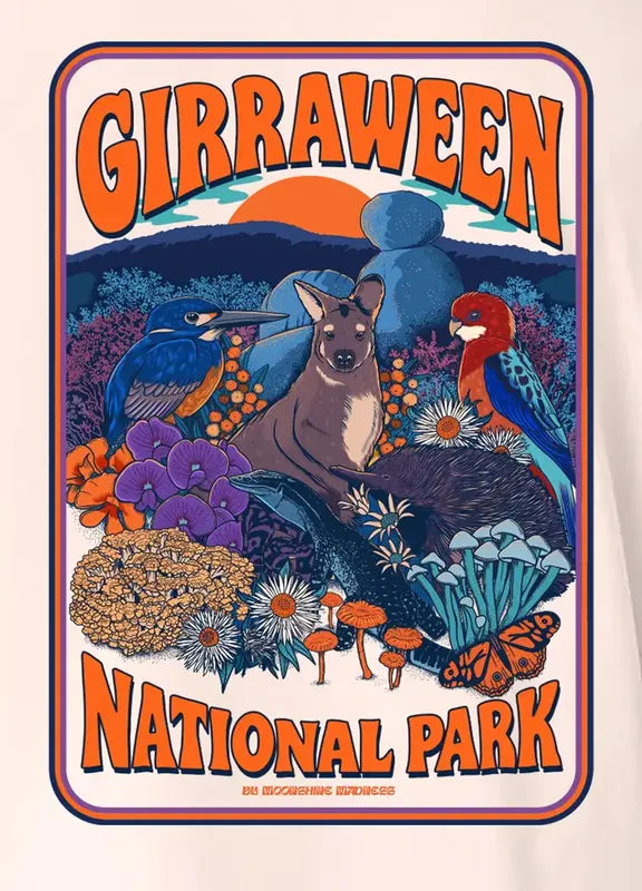 Moonshine Madness Girraween National Park Oversize Tee