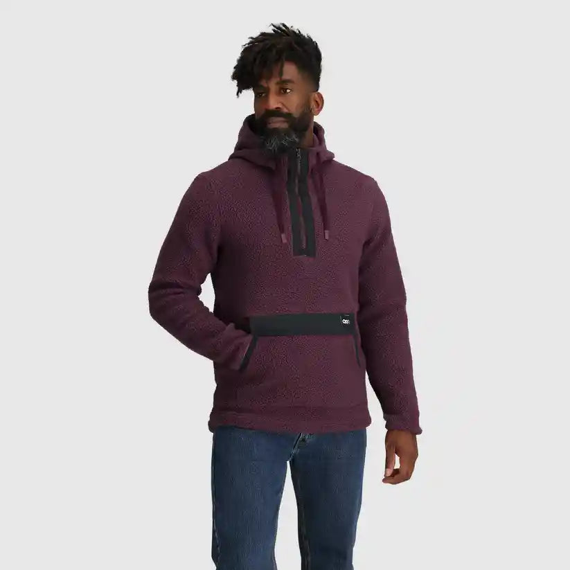 Outdoor Research Grayland Mens Fleece Hooded Pullover Top